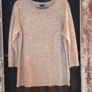 Talbots Gold Tunic Rollneck Sweater